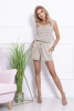 Beach jumpsuit with lace F717