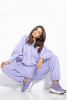 Hooded blouse and pants  F1078 color Purple