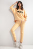 Women's tracksuit with oversized hoodie F1171 color BANANA