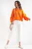 Oversize sweater F1159 color Orange