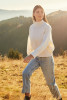 Woolen Elegant Turtleneck Sweater F1321 color Ecru