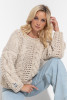 Sweater Chunky Knit F1318 color Beige