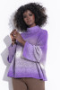 Wool sweater F1352 color Purple