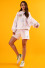 Colorful Sweatshirt set, loose hoodie and short pants F1409