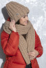 Chunky knit hat F1559