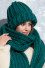 Czapka o grubym splocie chunky knit F1554