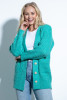 Button-up cardigan F1695 color Green