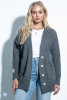 Button-up cardigan F1695 color Grey