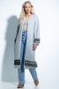 Long cardigan F1707 color Grey