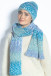 COLORFUL ALPACA WOOL HAT AND SCARF SET F1759