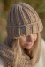 Chunky knit hat F1559