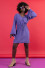 Boho style wrap dresses F1647 purple