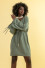 Boho style wrap dresses F1647 olive