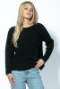 Sweter z dekoltem łódka F1728 black