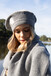 Wełniany beret F1906 grey